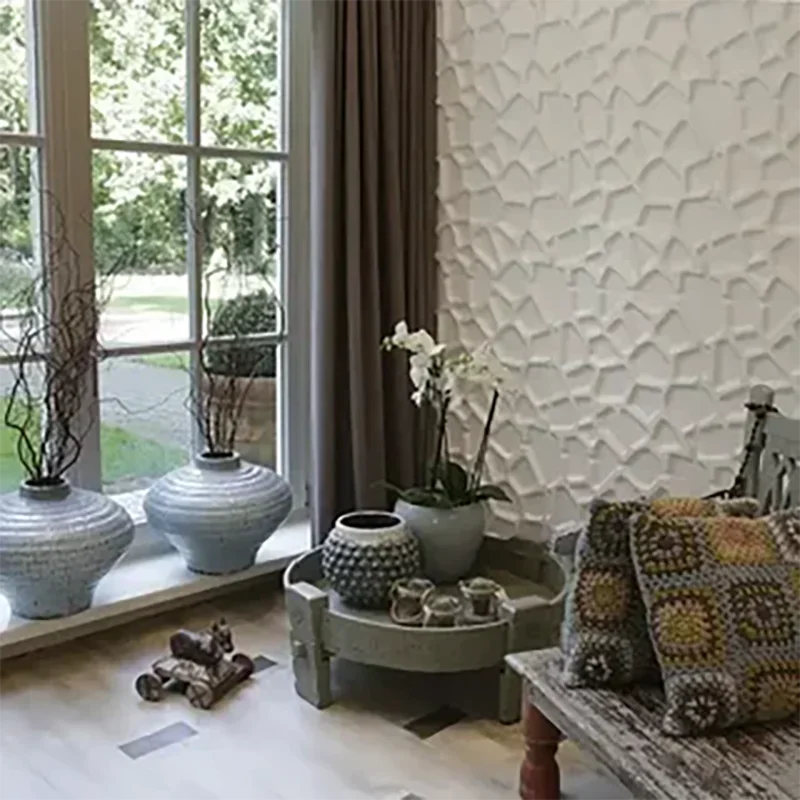 Autocolantes de Parede 3D em Espuma XPE | Impermeável e Anti-Colisão 35x35cm