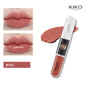 KIKO Batom Duplo com Brilho Labial Espelhado - Hidratante Longa Duração Acabamento Luxuoso