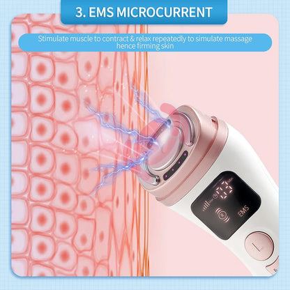 Mini Máquina HIFU Ultrassónica RF EMS | Lifting Facial, Antirrugas e Tonificação da Pele
