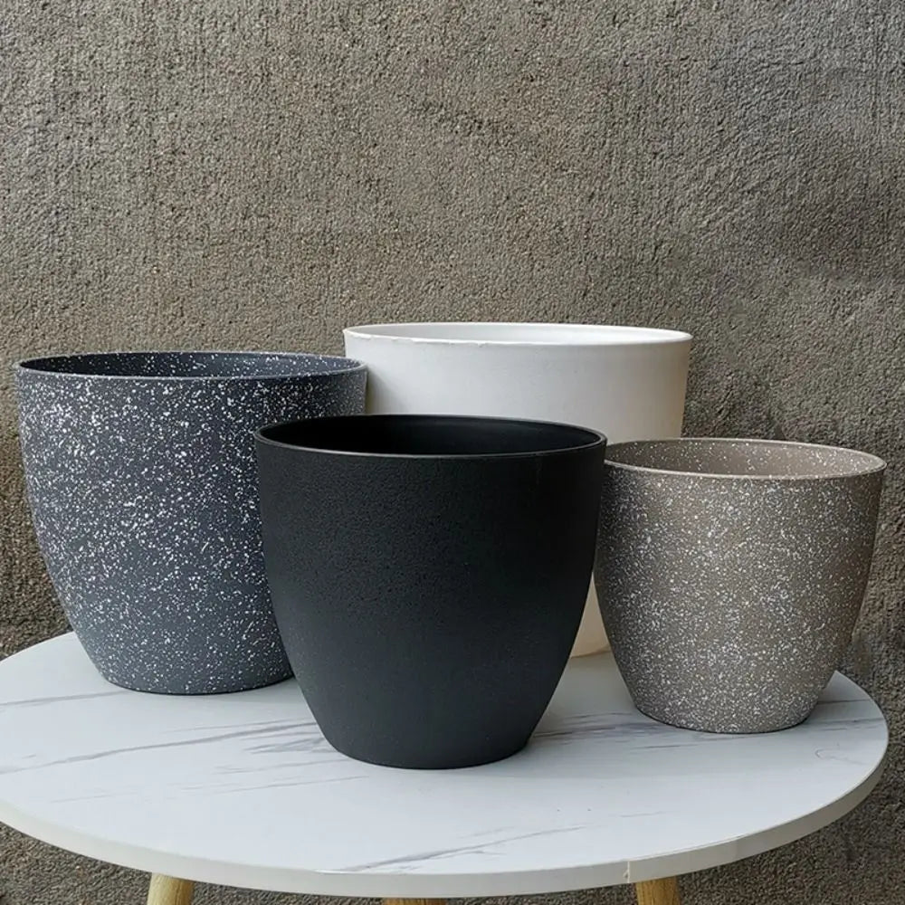 Vaso Bonsai Efeito Pedra Grande Capacidade - Varanda Jardim Decoração Cultivo Plantas
