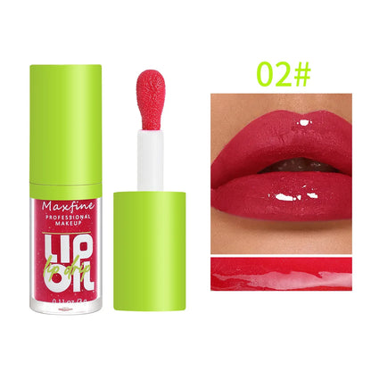 Gloss Labial Impermeável Hidratante Longa Duração - Líquido Não Transfere Embalagem Verde