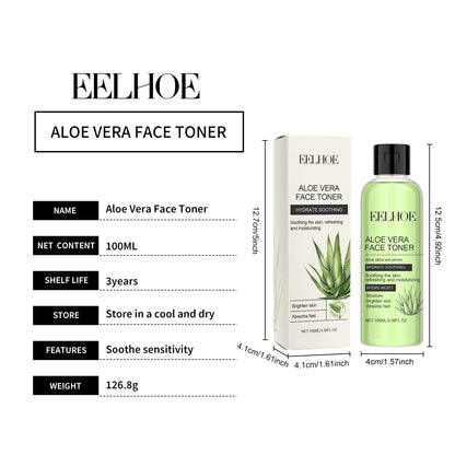 Tónico Facial Aloe Vera 100ml - Hidratante Controlo Oleosidade Refrescante