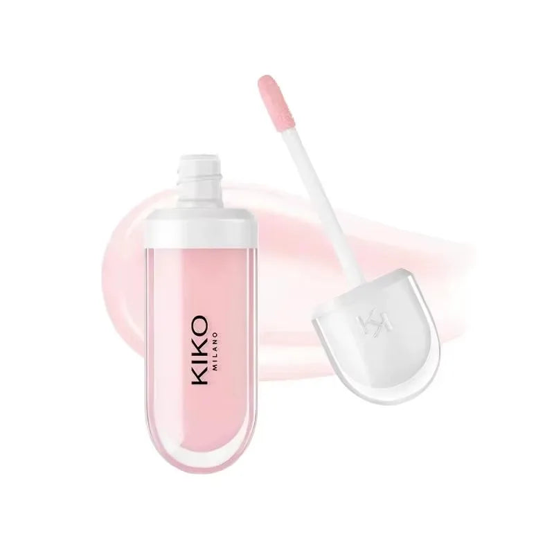 Gloss Labial KIKO 3D Hydra Espelho – Brilho Shimmer Hidratante Perolado Volumizador Não Transfere