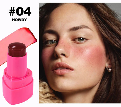 Blush Stick 2 em 1 Handaiyan | Tint Jelly para Lábios e Maçãs do Rosto