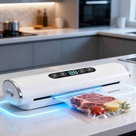Máquina de Selagem a Vácuo Profissional 30cm | 4 Modos, Ecrã LCD e Touch Screen
