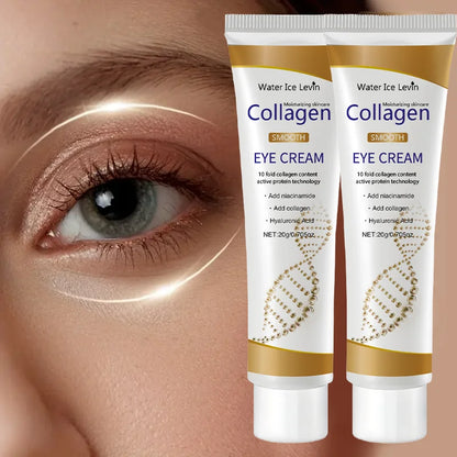 Creme Olhos Colágeno – Anti-Olheiras Bolsas Firmeza Hidratante Cuidado Área Olhos