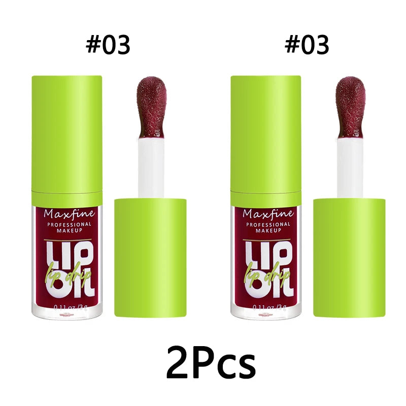Gloss Labial Impermeável Hidratante Longa Duração - Líquido Não Transfere Embalagem Verde
