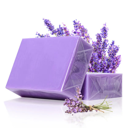 Sabonete Artesanal Lavanda 100g – Óleo Essencial Planta Vitamina C Limpeza Facial Cúrcuma Tom Uniforme Pele