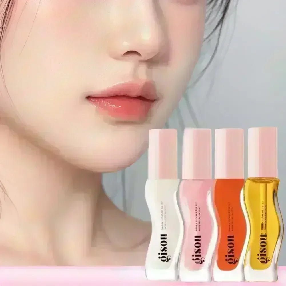Gisou Lip Balm Óleo Labial Glazed Plum – Hidratação, Volume e Brilho para Lábios Perfeitos