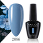 Verniz Gel NAILCO 15ml Série Vermelho Escuro – Cores Glitter UV Manicure Profissional Semi-Permanente