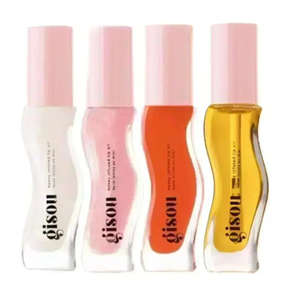 Gisou Lip Balm Óleo Labial Glazed Plum – Hidratação, Volume e Brilho para Lábios Perfeitos