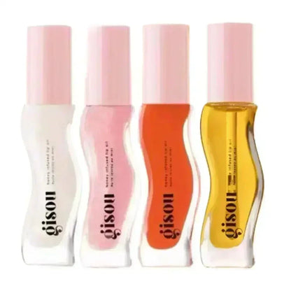 Gisou Lip Balm Óleo Labial Glazed Plum – Hidratação, Volume e Brilho para Lábios Perfeitos