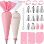 Kit Sacos de Pastelaria em Silicone – Bicos Inox Reutilizáveis para Decorar Bolos