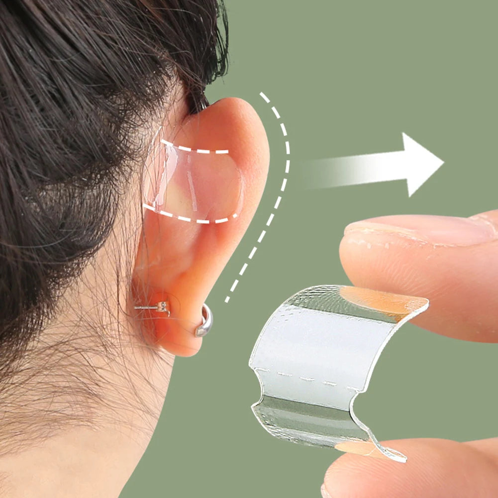 Corretor de Orelhas Cosmético | 60 Adesivos Invisíveis para Orelhas Salientes