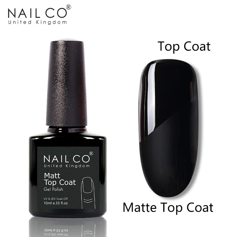 Verniz Gel NAILCO 15ml UV/LED Sem Hema/TPO – Base e Top Coat Profissional Semi-Permanente
