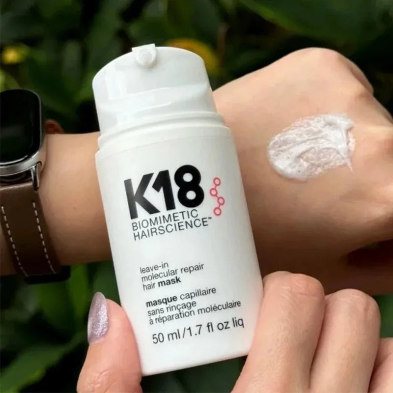 Máscara Capilar K18 Leave-In Reparação Molecular – Tratamento de Queratina para Cabelo Macio e Saudável