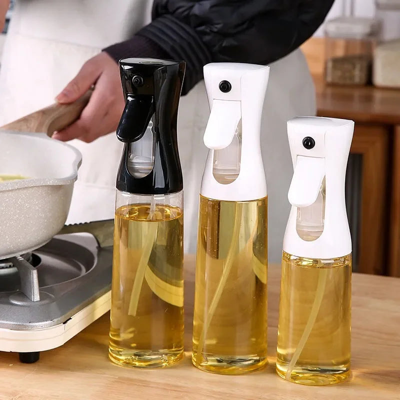 Spray de Óleo para Cozinha - Pulverizador Dispensador Azeite Reutilizável Grau Alimentar Vinagre