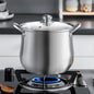 Panela de Inox Grande | Ideal para Sopas, Guisados e Cozinhados