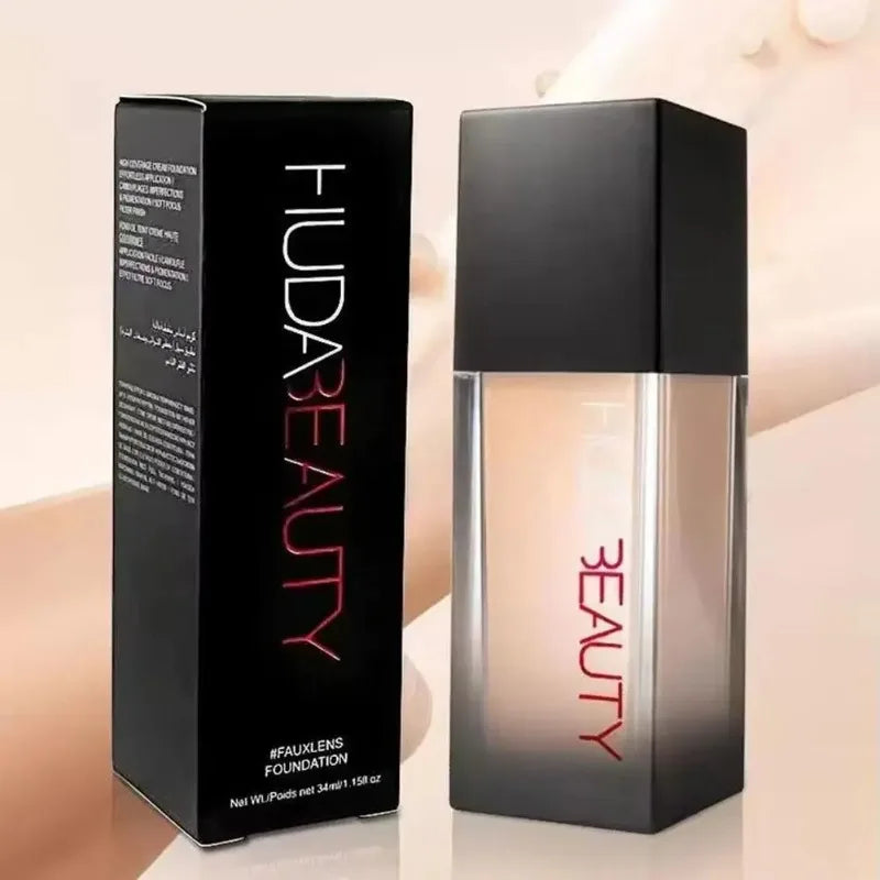 Base Líquida Huda Beauty Matte | Cobertura Total e Longa Duração