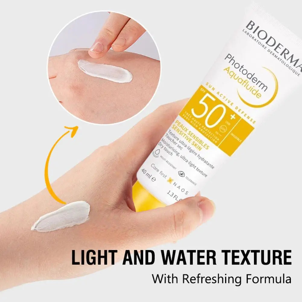 Protetor Solar Transparente SPF50+ BIODERMA | Leve, Resistente ao Suor e À Prova de Água