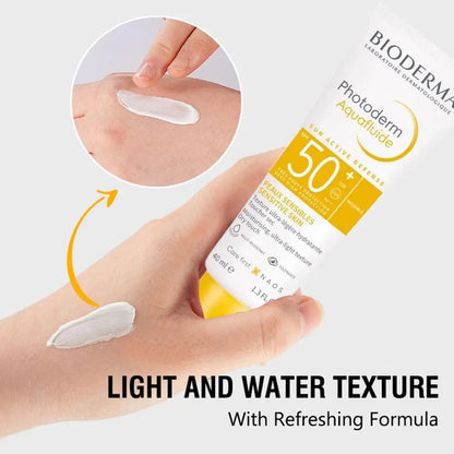 Protetor Solar Transparente SPF50+ BIODERMA | Leve, Resistente ao Suor e À Prova de Água