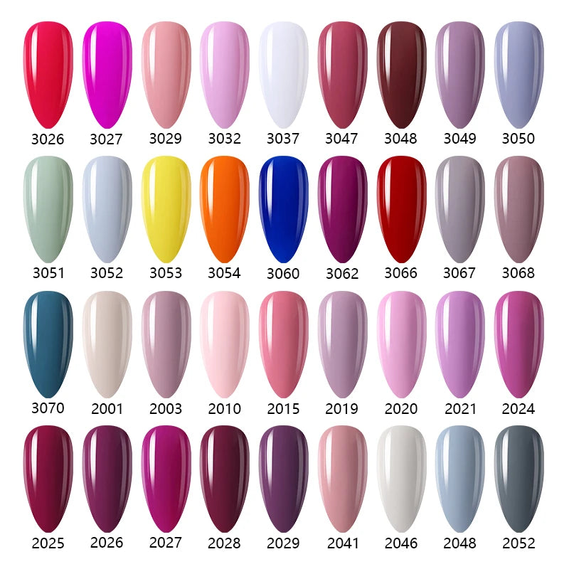 Verniz Gel NAILCO 15ml Série Vermelho Escuro – Cores Glitter UV Manicure Profissional Semi-Permanente