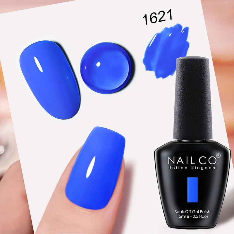 Verniz Gel NAILCO 15ml UV/LED Sem Hema/TPO – Base e Top Coat Profissional Semi-Permanente