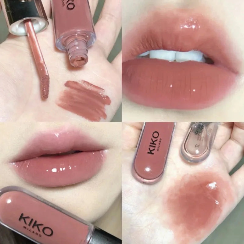KIKO Batom Duplo com Brilho Labial Espelhado - Hidratante Longa Duração Acabamento Luxuoso
