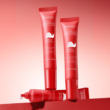 Conjunto BIOAQUA Caracol Anti-Idade | Sérum, Creme de Olhos e Hidratante Iluminador