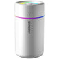 Humidificador de Ar 280ML com Luz de Atmosfera Colorida — Difusor de Óleos Essenciais Silencioso para Casa e Carro