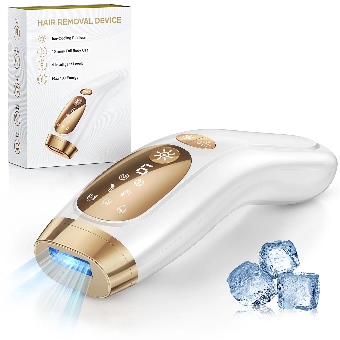 Depilador IPL Laser com Arrefecimento