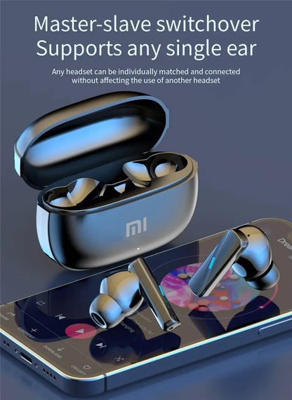 Xiaomi True Wireless Earbuds com Estojo Flip - Auriculares Bluetooth à Prova d'Água para Desporto