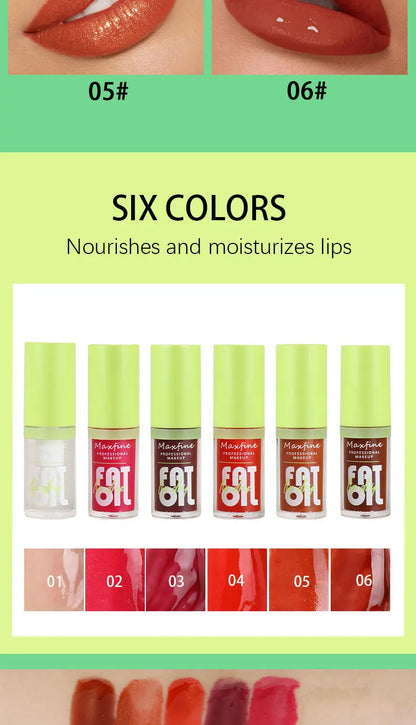 Gloss Labial Impermeável Hidratante Longa Duração - Líquido Não Transfere Embalagem Verde