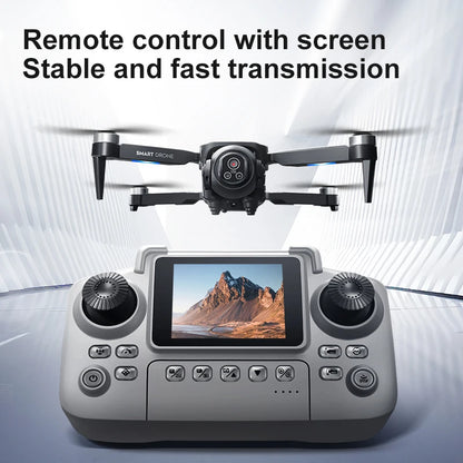 Drone Original D18 RC – 8K Profissional HD com Dupla Câmera, Desvio de Obstáculos 360°, Motor Brushless, Controle por Tela e Tecnologia Óptica Aérea