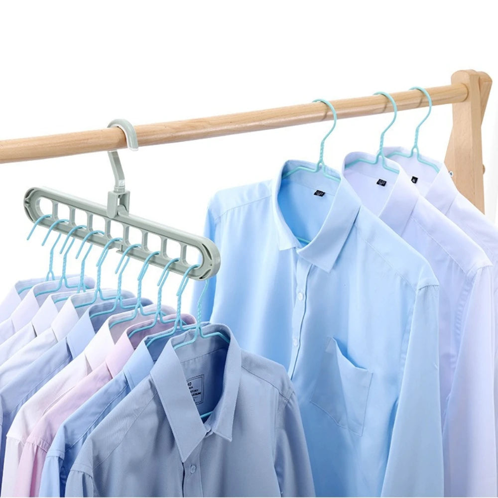 Cabide Multifuncional Dobrável | Organização Inteligente para Roupas
