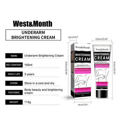 Creme Clareador Corporal | Para Joelhos, Virilha, Axilas e Zonas Íntimas