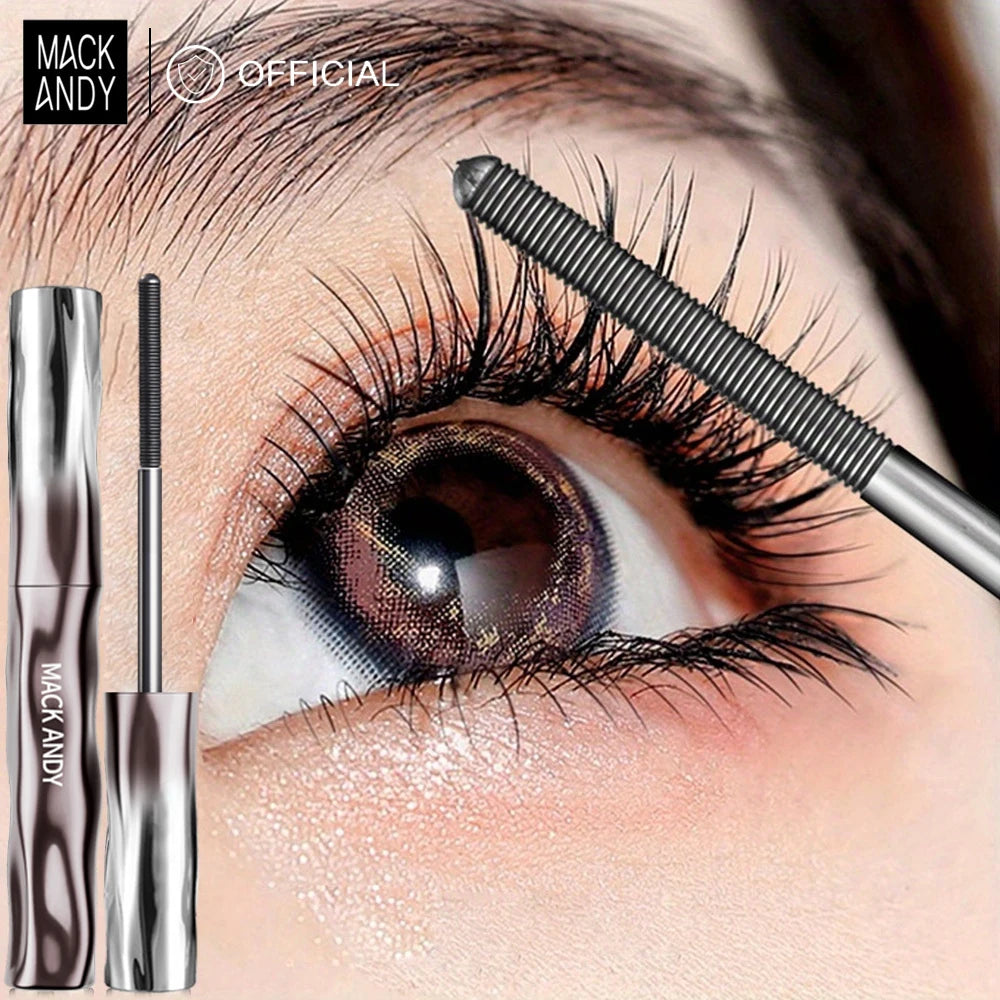 Máscara de Pestanas 3D Waterproof MACKANDY - Alongamento Extremo e Volume Intenso