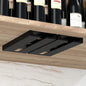 Suporte de Taças para Parede Sem Ferramentas – Expositor de Copos em Plástico Reforçado | Armazenamento de Taças de Vinho para Cozinha ou Bar | Economia de Espaço