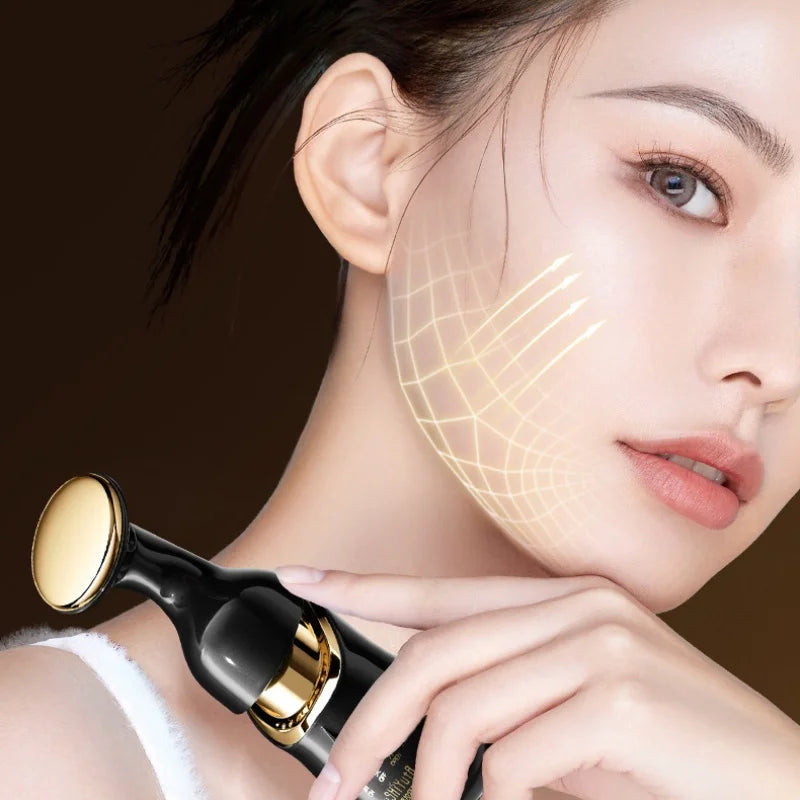 Dispositivo de Lifting Facial com Microcorrente | Massageador Anti-Envelhecimento | Rejuvenescimento da Pele | Pescoço, Rosto e Olhos