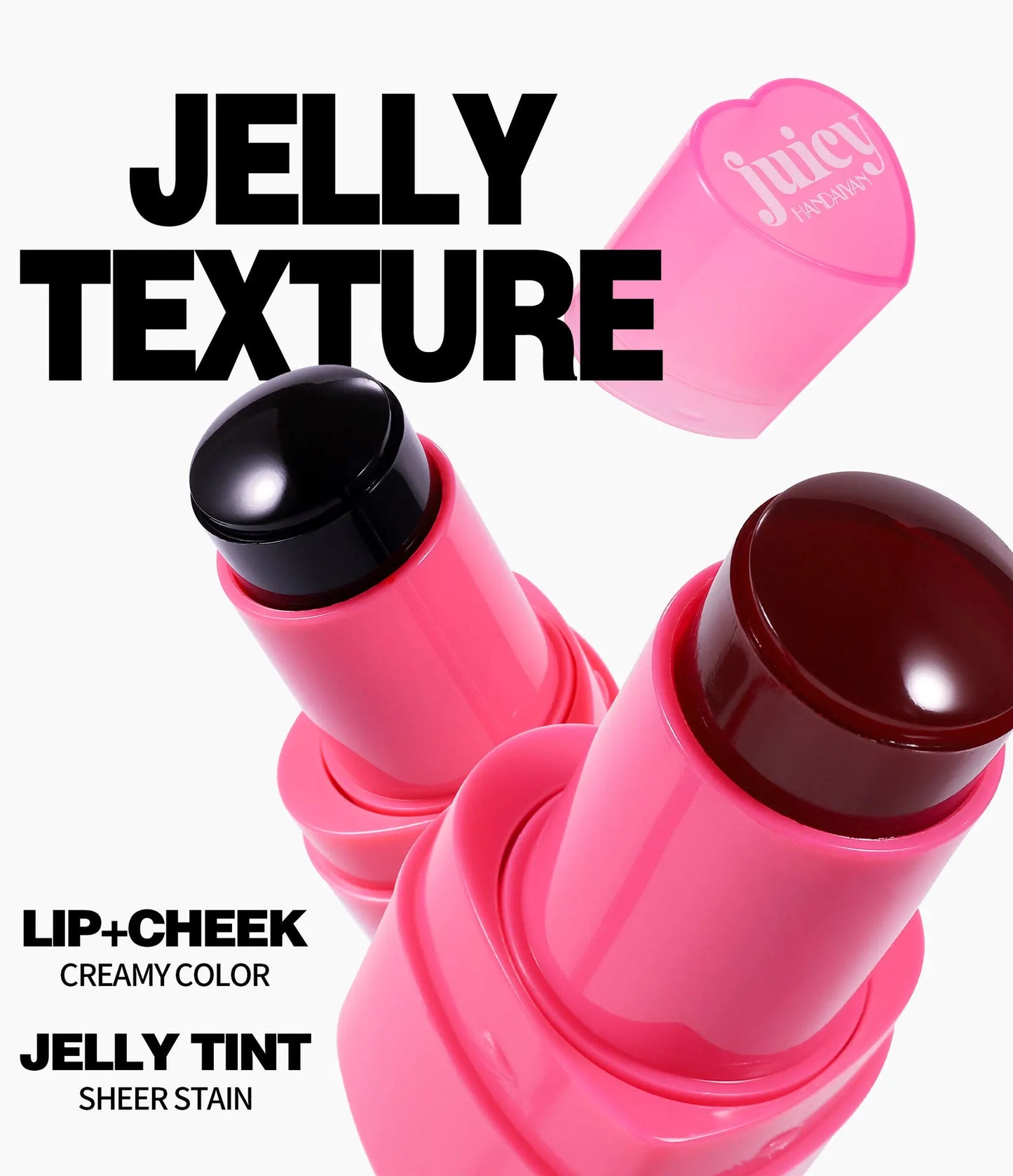 Blush Stick 2 em 1 Handaiyan | Tint Jelly para Lábios e Maçãs do Rosto