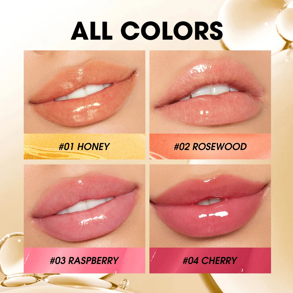 Óleo Labial O.TWO.O Volumizador com Glitter