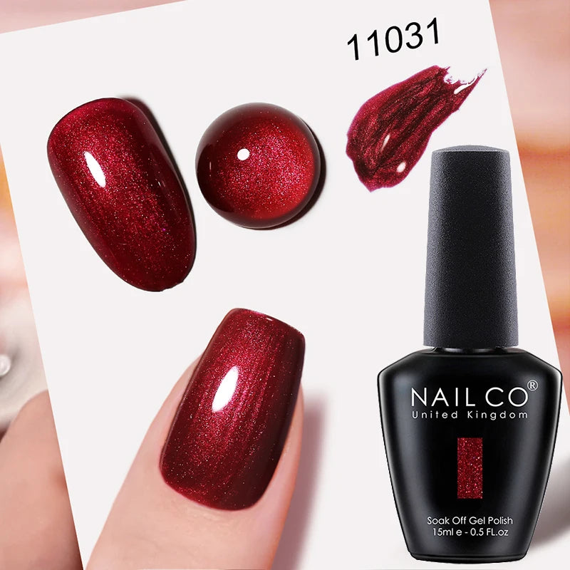Verniz Gel NAILCO 15ml UV/LED Sem Hema/TPO – Base e Top Coat Profissional Semi-Permanente