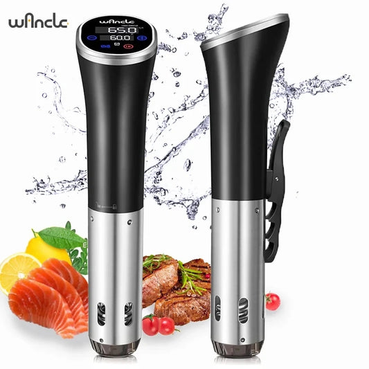 Sous Vide Wancle 1100W LCD - Circulador Imersão Cozinha Precisão IPX7 Impermeável Display Digital