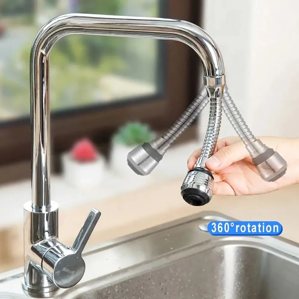 Arejador Torneira 360º Economizador Água - Duplo Modo Anti-Salpicos | Cozinha WC
