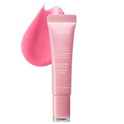 Glaze Craze – Sérum Labial com Polipeptídeos e Cor | Balm Hidratante | Gloss Labial Colorido e Nutritivo | Brilho Original