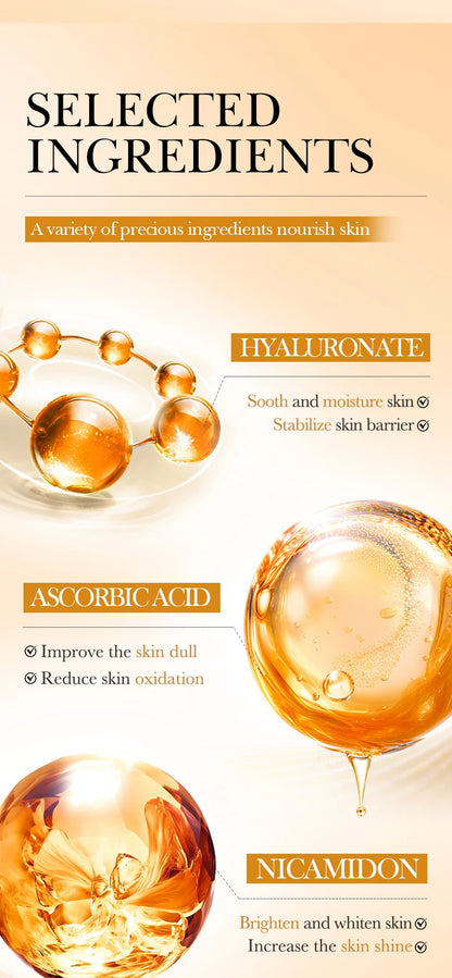 Conjunto de Cuidados de Pele BIOAQUA Rice | Limpeza, Tónico, Essência e Creme Iluminador