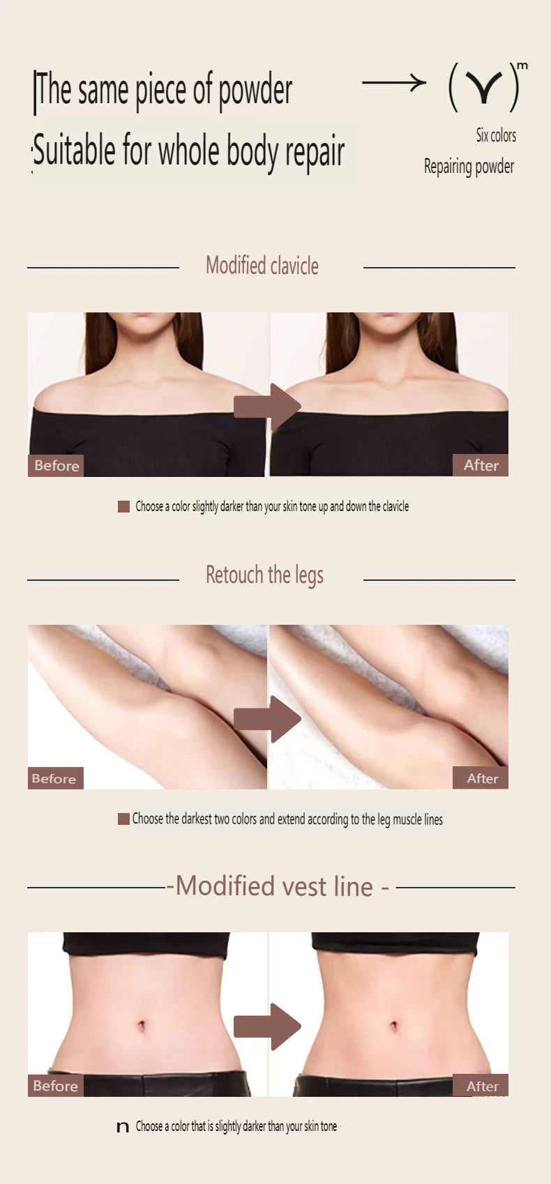 Paleta Contorno 6 Cores - Iluminador e Sombra Nariz Acabamento Matte Profissional Escultura Facial