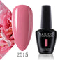 Verniz Gel NAILCO 15ml Série Vermelho Escuro – Cores Glitter UV Manicure Profissional Semi-Permanente