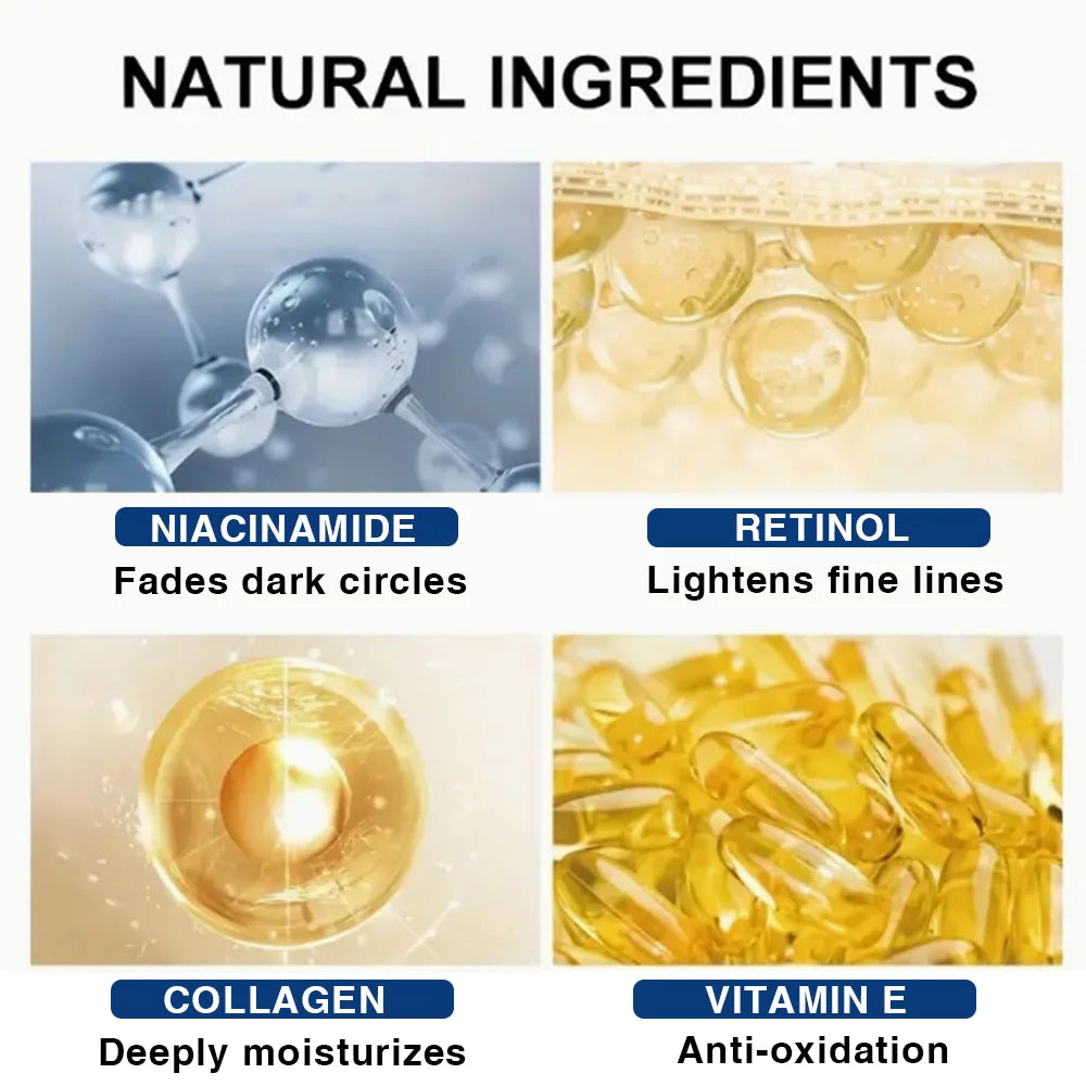 Creme Facial Colágeno, Retinol e Ácido Hialurónico | Anti-Idade, Firmeza e Lifting