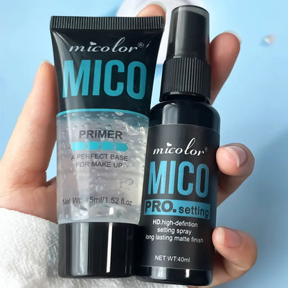 Primer Gel Power Grip Spray Fixação – Iluminador Hidratante Longa Duração Rosto Contorno Maquilhagem